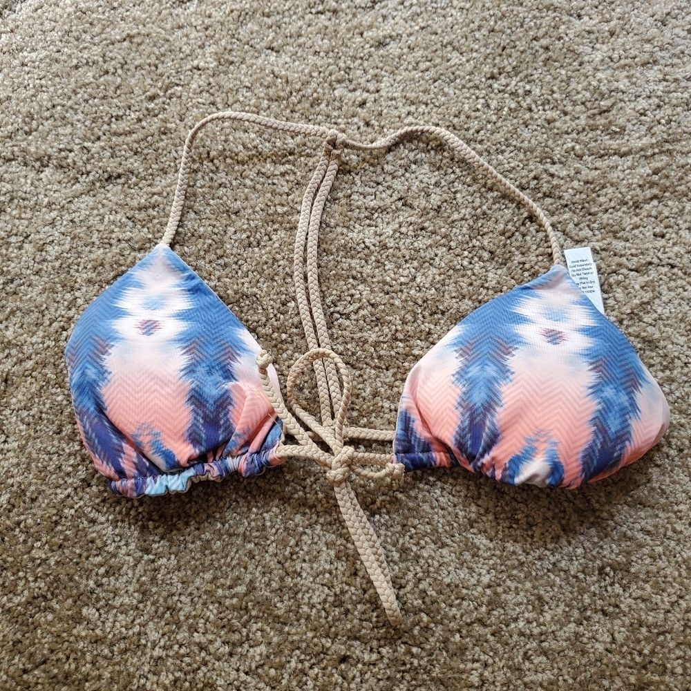 Water Glamour Bikini Top Size Small